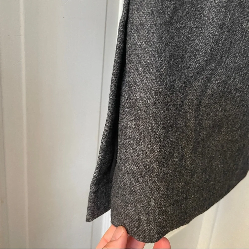 Sea New York Dark Grey Pencil Skirt Damask Lace Size XS